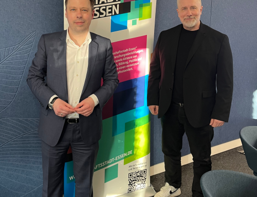 Herzlichen Dank und herzlichen Glückwunsch  – Wechsel des Vorstandsvorsitzes bei der Initiative Wissenschaftsstadt Essen